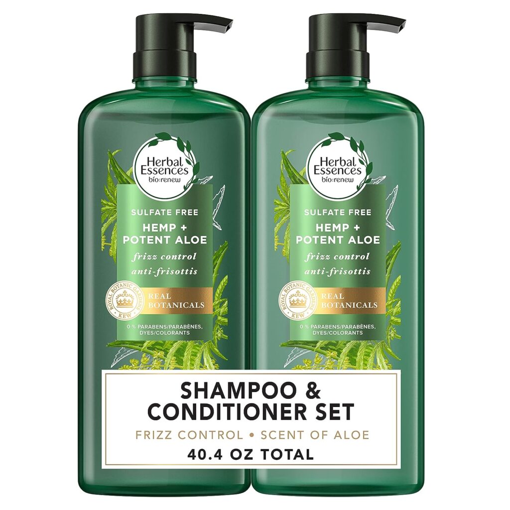 Aloe and hemp shampoo from Herbal Essences - The Best 7 Sulfate-free Shampoos