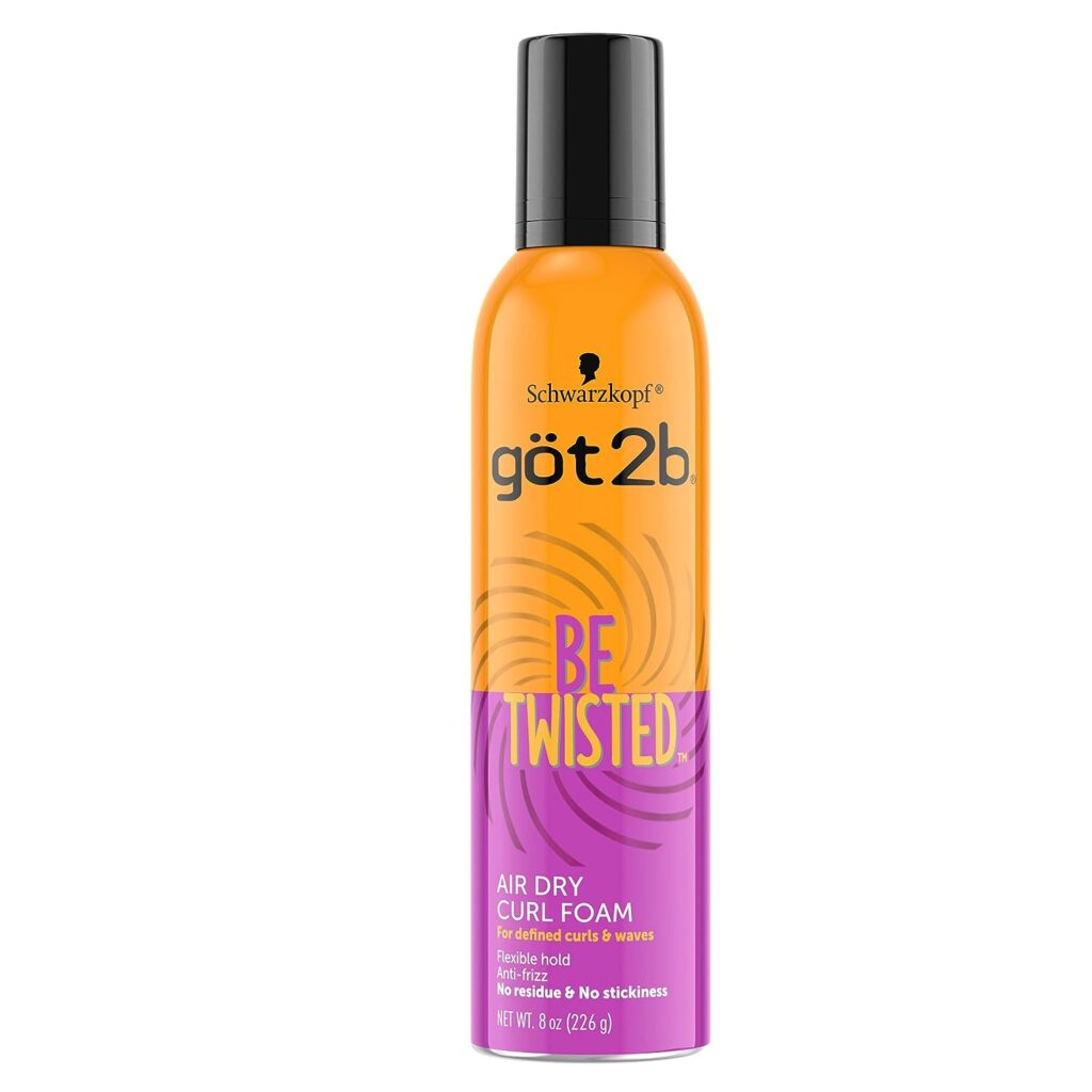 Got2b Be Twisted Air Dry Curl Foam - 5 Best Products to Curl Your Hair