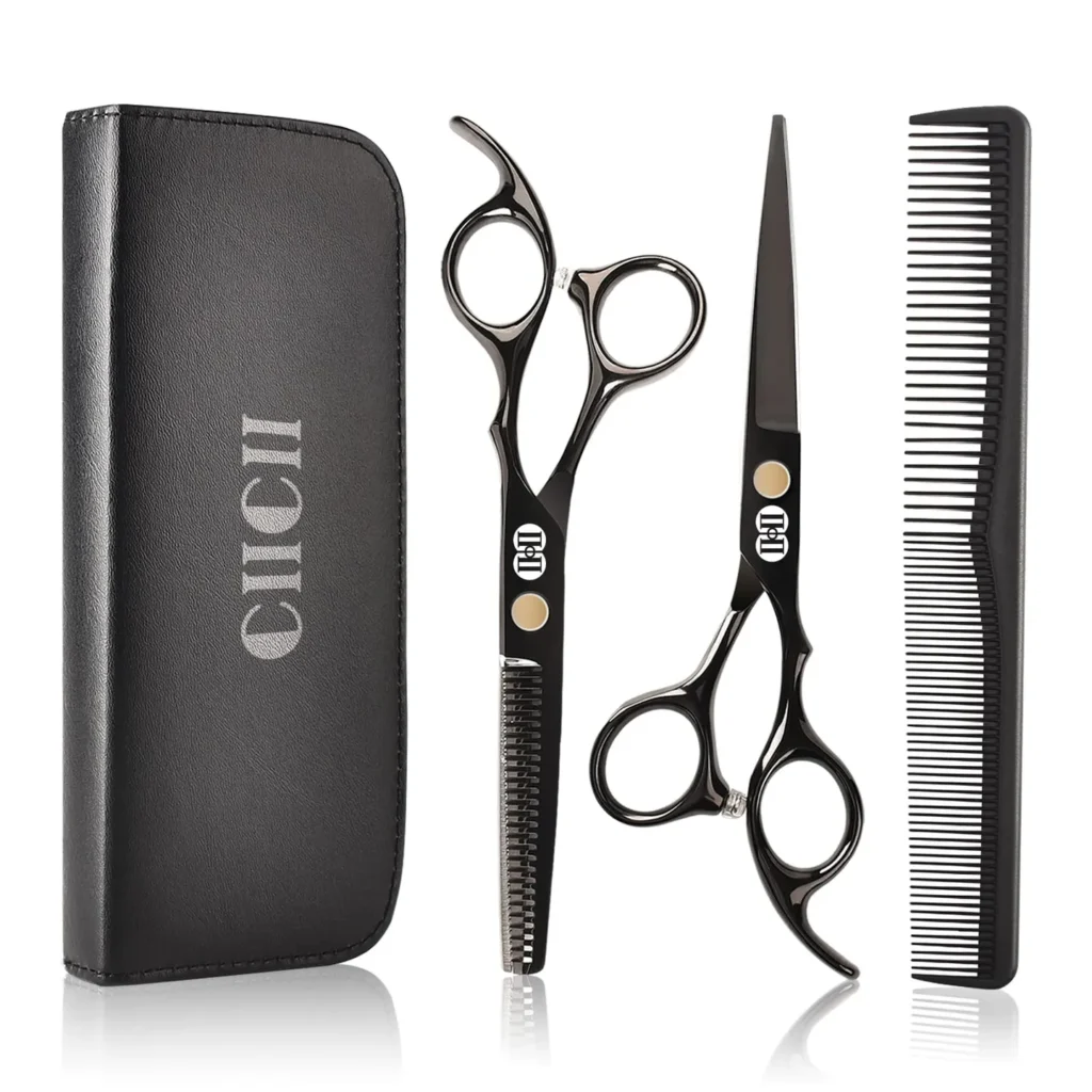 CIICII Hair Cutting Scissors Shears Kit