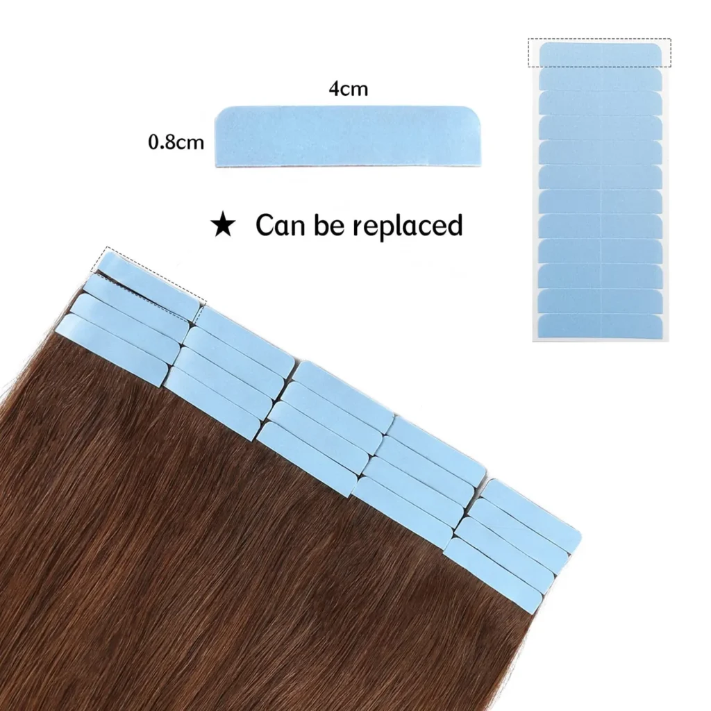 YILITE 120 Peices Hair Extension Tape - The Best 8 Types of Hair Extensions